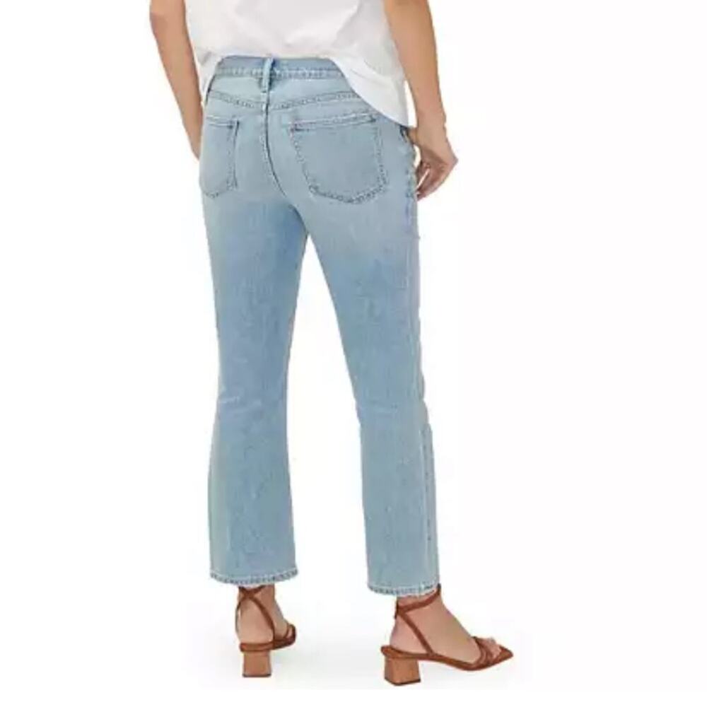 Hatch Light Blue Cropped Straight-Leg Jeans - Picture 2 of 7